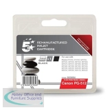 5 Star Compatible Inkjet Cartridge Page Life 400pp Black [Canon PG-512BK Alternative]
