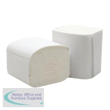 5 Star Facilities Bulk Pack Folded Toilet Tissue 2-ply 103x200mm 250 Sheets White [Pack 36]