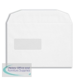 Postmaster Envelope C5 162x238mm High Window White Pack of 500 A29984