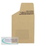 New Guardian Wage Envelope 121x98mm Window Unprinted 125gsm Manilla Self-Seal Pack 1000 C20719