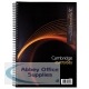 Cambridge Spiral Notebook A4 Punched 4-Hole Ruled Feint and Margin 50 Leaf Side Bound 846400158