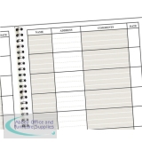 Identibadge Visitors Book Refill IBRCOM