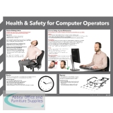 General Sign 420x590mm Health and Safety Computer Operators FA602