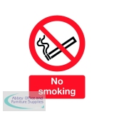 Safety Sign No Smoking A5 Self-Adhesive (Confirms to BS EN ISO 7010) ML02051S