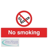 Safety Sign No Smoking with Symbol 300x500mm Self-Adhesive ML02029S