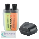 Stabilo Big Boss Highlighter Pen Assorted Wallet of 4 7004-3