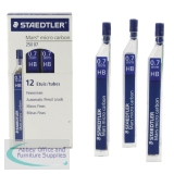 Staedtler Mars Micro Leads 0.7mm HB Tube of 12 25007HB