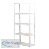 Zamba 5-Shelf Boltless Shelving White ZZLS5WH150B07030