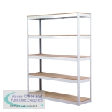 Zamba 5-Shelf Archive Unit W1500mm Grey ZZLI5GR188A15045