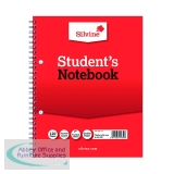 Silvine Feint Ruled Student\'s Notebook 120 Pages 229x178mm (12 Pack) 139