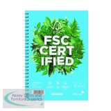Silvine Twin Wire Notebook Blue A5 160 Pages R203 (FMS)