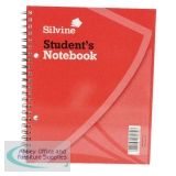 Silvine Spiral Bound Book 8x6.4 inches 60 Leaf Ruled Feint 138