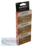Sony Mini DV Tape 60 minutes Pack of 3 3DVM60PR-BT