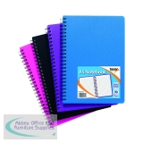 Sundry A5 Wiro Polypropylene Notebook (5 Pack) 301472
