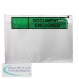 Tenza Documents Enclosed Wallet Degradable A6 Pack of 1000 S5586