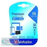 Verbatim MicroSDHC Class 10 16GB Memory Card 44010