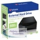 Verbatim 500Gb Desktop Firewire/USB Combo External Hard Drive Black 47520