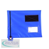 GoSecure Flat Mailing Pouch 286x336mm Blue VP99111