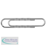 Essentials Paperclip Giant Wavy Pack of 100 32501
