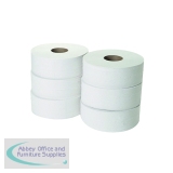 2-Ply Jumbo Toilet Roll 300m (Pack of 6) J26300DS