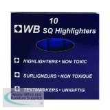 White Box HiGlo Highlighter Blue