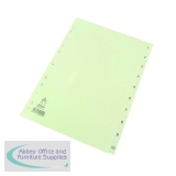 White Box Index A4 1-10 Polypropylene White