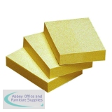 White Box Yellow Note Repositionable Pad 40x50mm