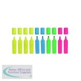 White Box HiGlo Highlighter Assorted Pack of 10