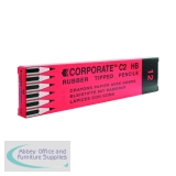 White Box Contract Pencil Eraser-Tipped