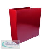 White Box 65mm Presentation 4D-Ring Binder Red