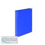 White Box 65mm Presentation 4D-Ring Binder Blue