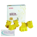 XR73135 - Xerox Phaser 8860/8860MFP Solid Ink Stick Yellow Pack of 6 108R00748