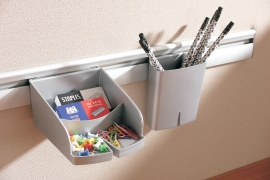 Abbey 3 Way Centre - Screen Mounted Organiser