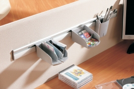 Abbey 3 Way Centre - Screen Mounted Organiser