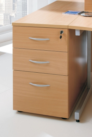 Abbey Advance Quad - Desk High Pedestal