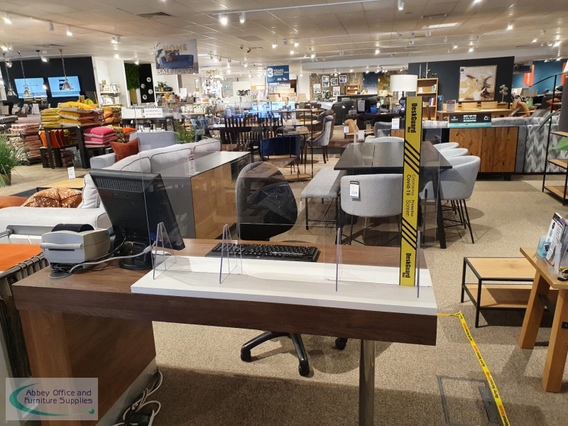 HealthGuard DeskGuard Max Protective Screen €199.00 Abbey Office