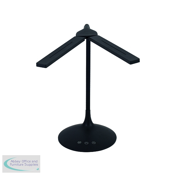 Alba Nomad Two Head Desk Lamp Black LEDTWIN N €68.63 Abbey Office and