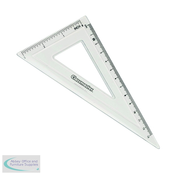 Classmaster 60 Degree Set Square Clear (30 Pack) S60/30 €8.86 Abbey