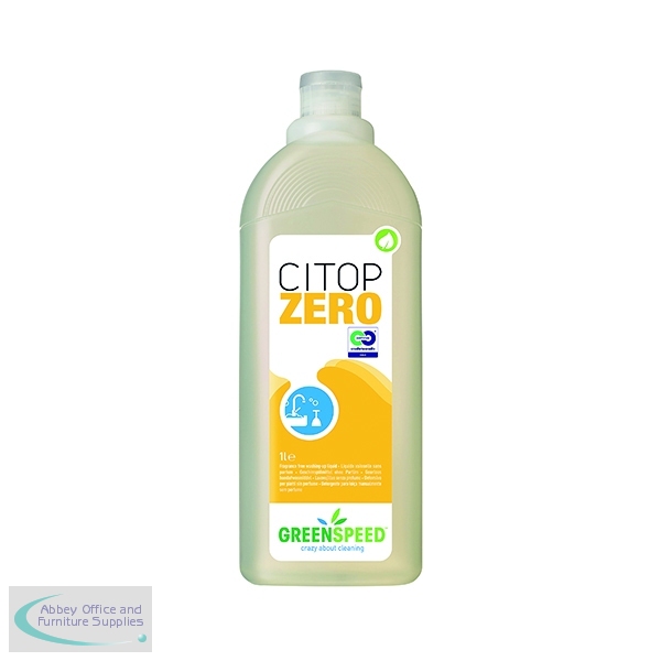 Greenspeed Citop Zero WashingUp Liquid 1 Litre 4003333EACH €9.36