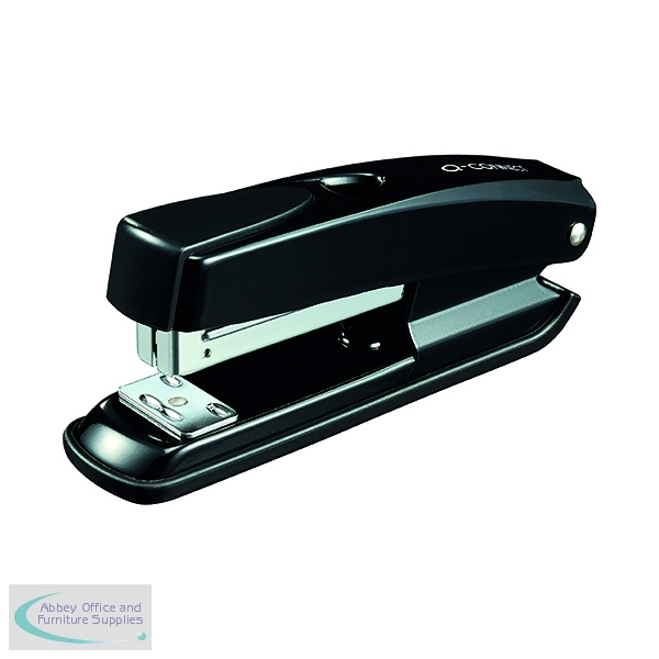 QConnect Half Strip Metal Stapler Black (Capacity 20 sheets of 80gsm
