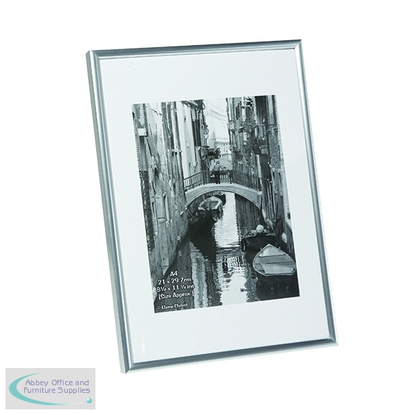 Hampton Frames Backloading Certificate Frame A4 Silver A4MARSILNG €9.