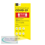 Covid-19 Pull-up Banner 850mm x 2000mm
