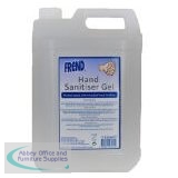 Frend Anti Bacterial Hand Sanitiser Gel (70% Alcohol) 5 Litre Drum