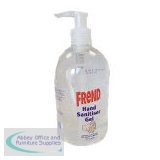 AOS-BC0158 - Frend Anti Bacterial Hand Gel (70% Alcohol) 500ml Bottle with Pump