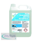 2Work Scrubber Dryer Detergent Low Foam Fragrance-Free 5 Litre 2W00977