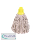2Work 12oz Twine Rough Socket Mop Yellow (10 Pack) PJTY1210I