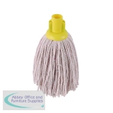 2Work 12oz PY Smooth Socket Mop Yellow (10 Pack) 101869