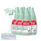 2Work Limescale Remover Trigger Spray 750ml (Pack of 6) 2W07244