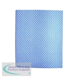 2Work Heavy Duty Non-Woven Cloth 380x400mm Blue (Pack of 5) 2W08160