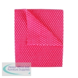 2Work Economy Cloth 420x350mm Red (50 Pack) 104420RED